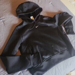 Nike Terma Fit Black Crop Hoodie